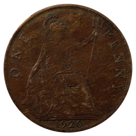 Great Britain 1920 Penny VF-EF (VF30)