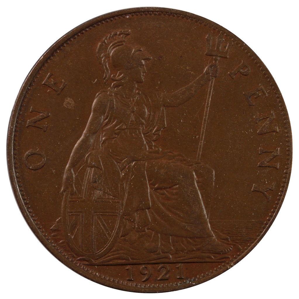 Great Britain 1921 Penny Extra Fine (EF40)