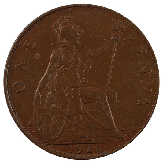 Great Britain 1921 Penny Extra Fine (EF40)