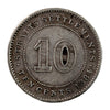 Straits Settlements 1884 10 Cents VF-EF (VF30) $