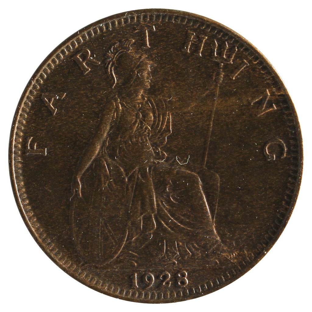 Great Britain 1928 Farthing Brilliant Uncirculated (MS63)
