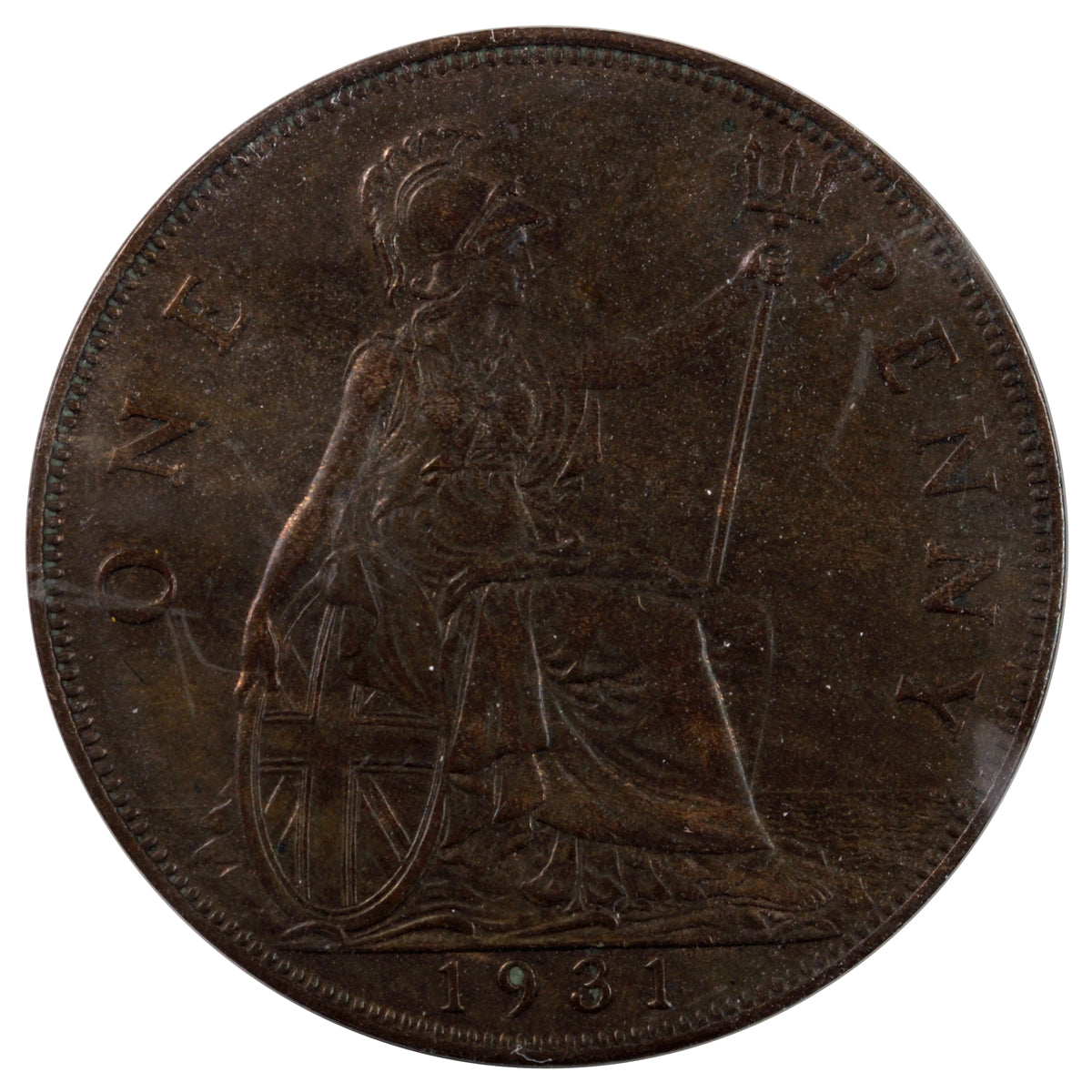 Great Britain 1931 Penny Extra Fine (EF40)