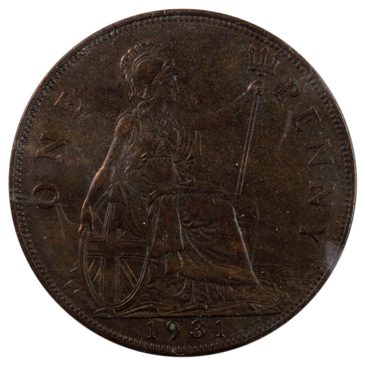 Great Britain 1931 Penny Extra Fine (EF40)