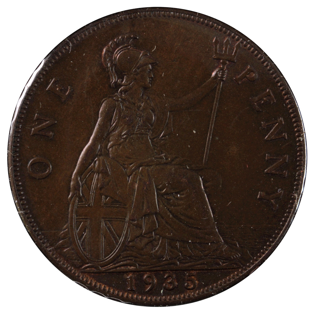 Great Britain 1935 Penny AU-UNC (AU55)