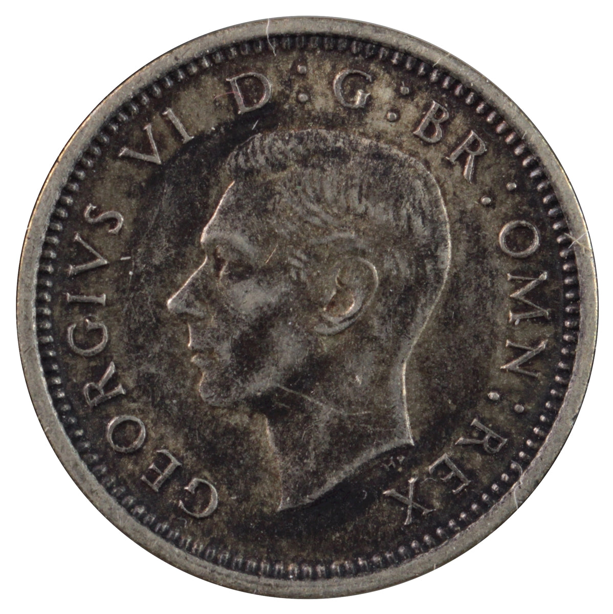 Great Britain 1937 Silver 3 Pence Brilliant Uncirculated (MS63)