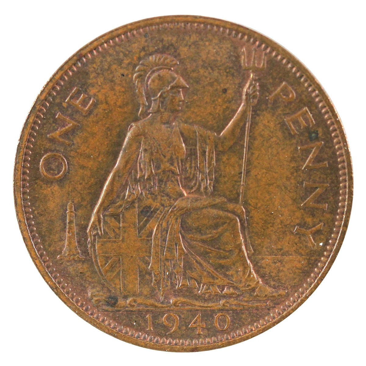 Great Britain 1940 Penny Extra Fine (EF40)