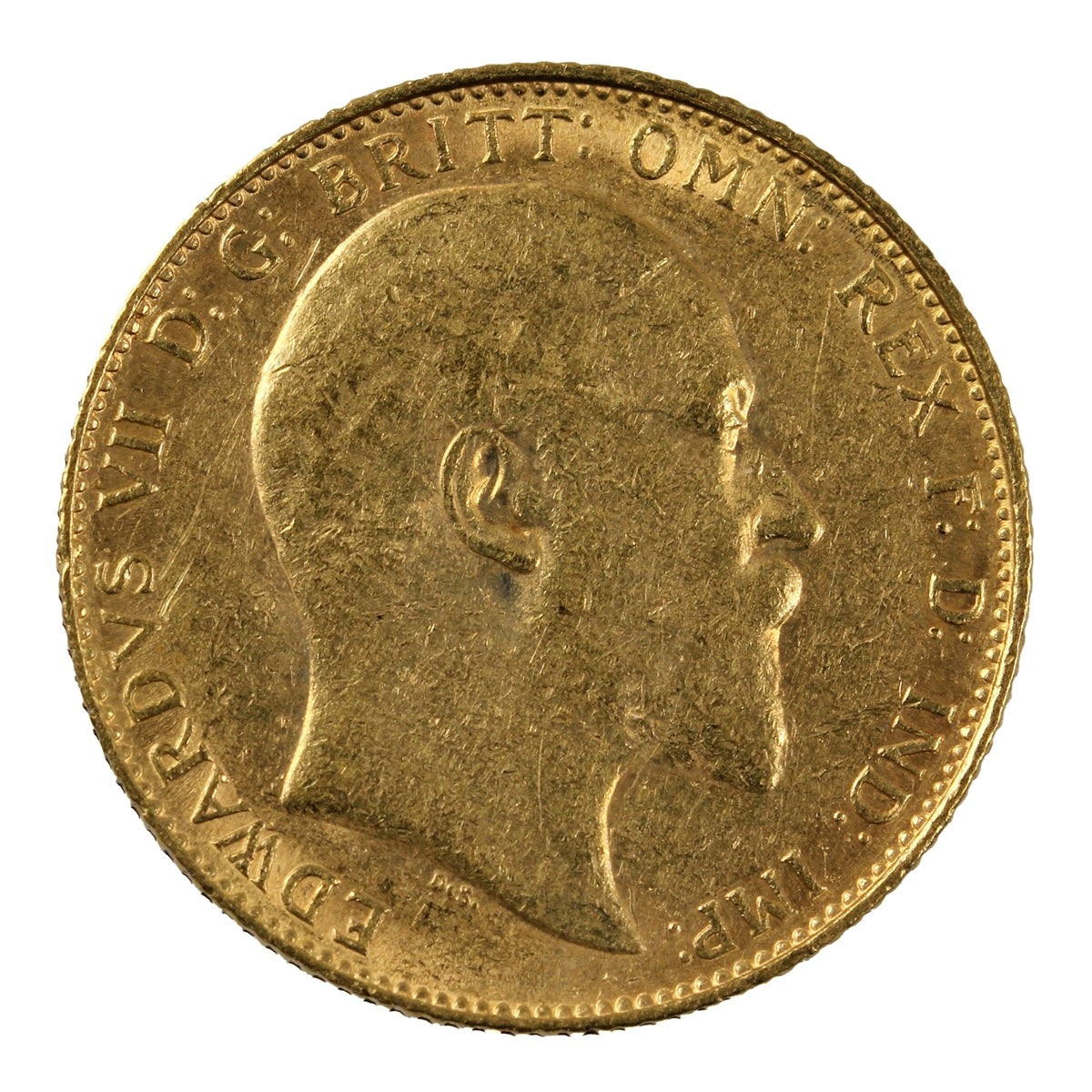 Great Britain 1910 Gold Sovereign EF-AU (EF45)
