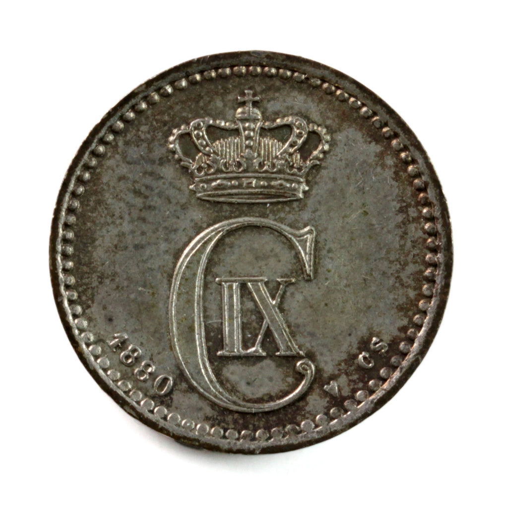 Denmark 1880CS Ore Almost Uncirculated (AU50) $