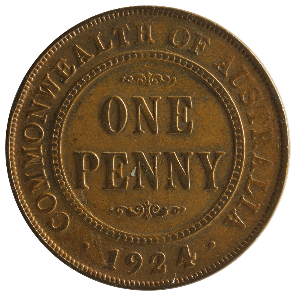 Australia 1924 Penny VF-EF (VF-30)
