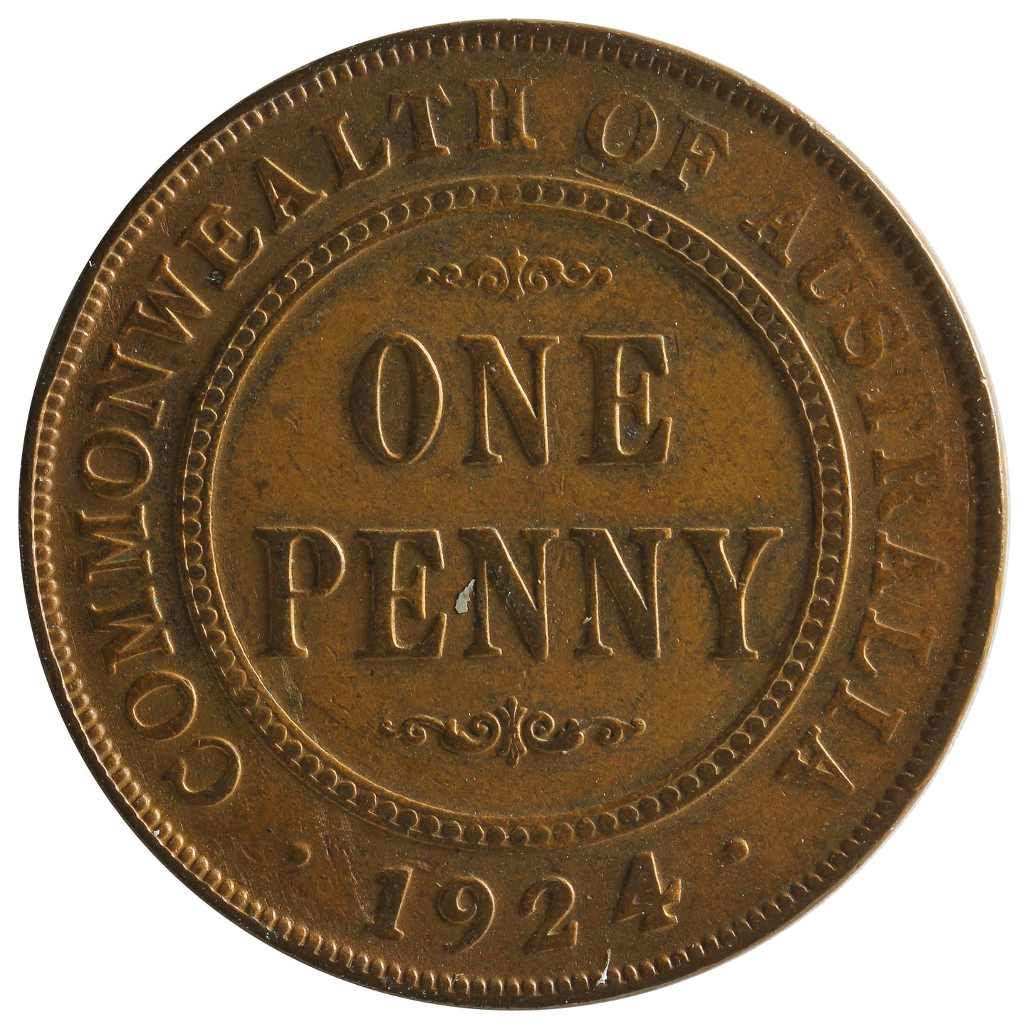 Australia 1924 Penny VF-EF (VF-30)
