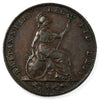 Great Britain 1845 Farthing VF-EF (VF30) $