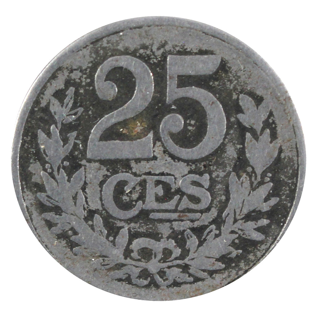 Luxembourg 1919 25 Centimes Very Fine (VF20)