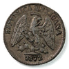 Mexico 1872 ZSH 5 Centavos EF-AU (EF45) $