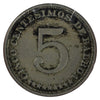 Panama 1929 5 Centesimos Extra Fine (EF-40)