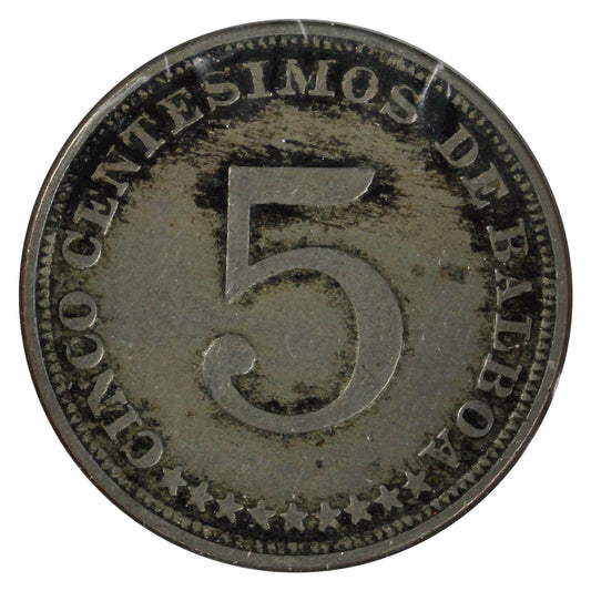 Panama 1929 5 Centesimos Extra Fine (EF-40)