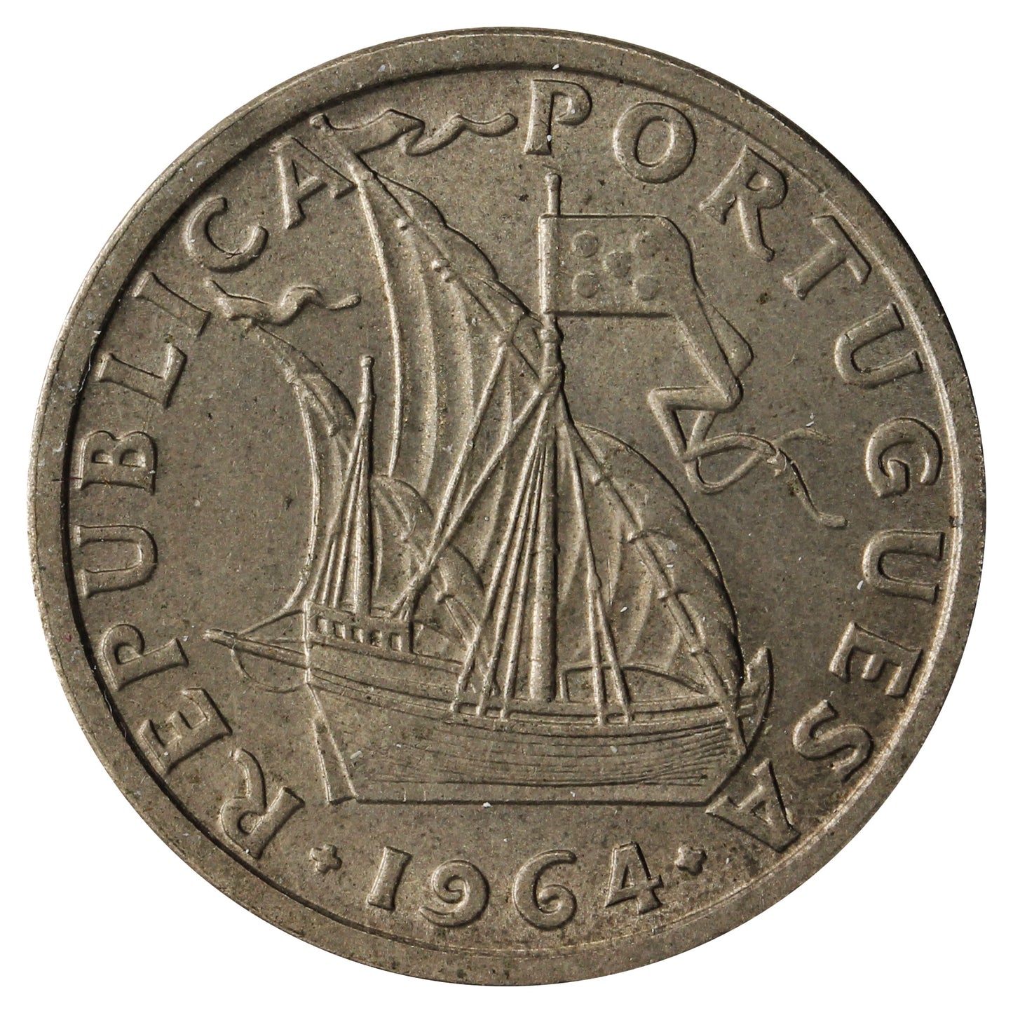 Portugal 1964 2 1/2 Escudos Uncirculated (MS60)