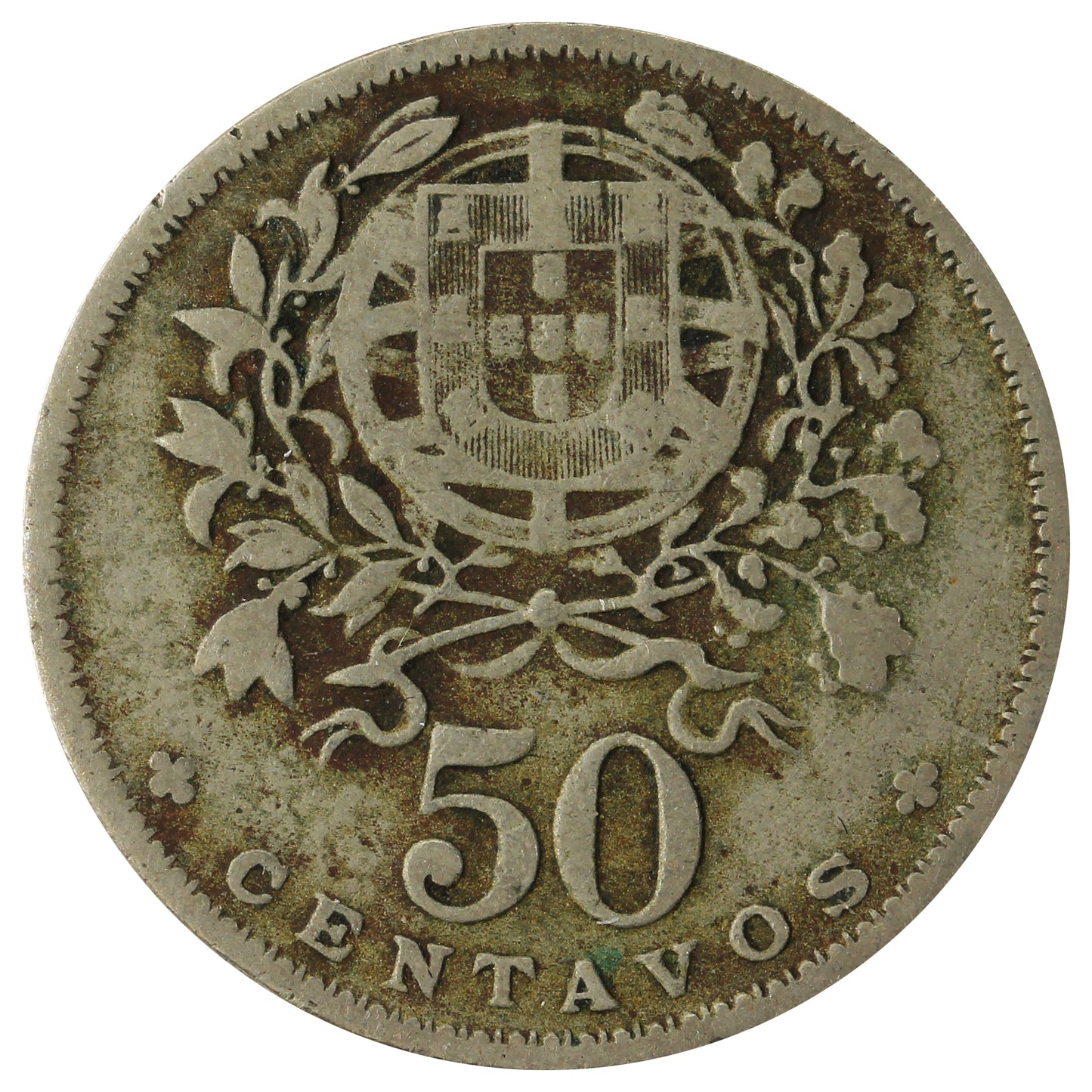 Portugal 1927 50 Centavos VF-EF (VF30)