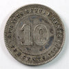 Straits Settlements 1900 10 Cents VF-EF (VF30) $