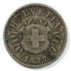 Switzerland 1877B 5 Rappen Very Fine (VF20) $