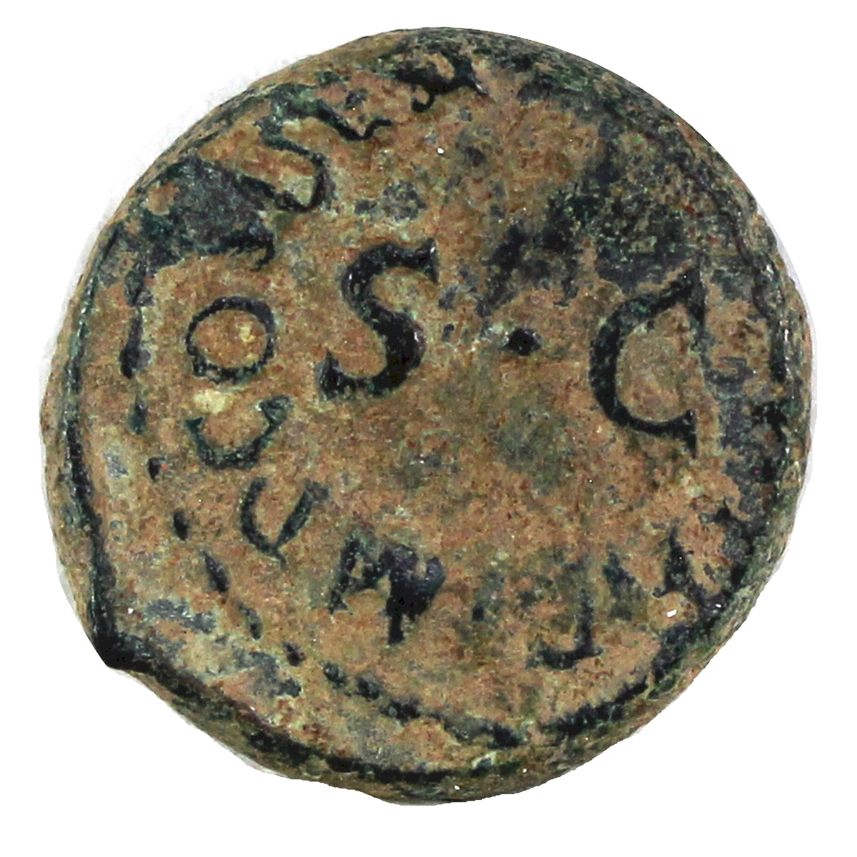 Ancient Rome 41AD Claudius AE Quadrans 3.01g Very Fine (VF20) $