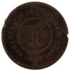 Straits Settlements 1885 Cent F-VF (F15)