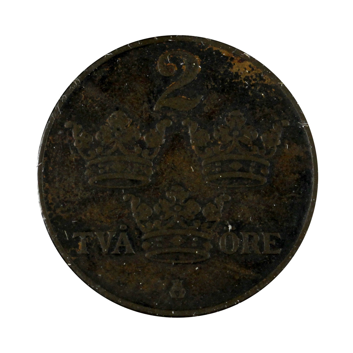 Sweden 1910 2 Ore VF-EF (VF30)