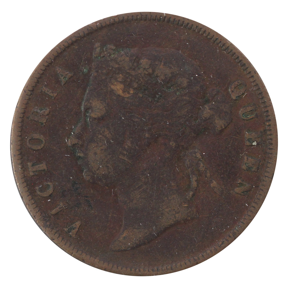 Straits Settlements 1888 Cent Very Fine (VF20)