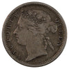 Straits Settlements 1889 10 Cents Very Fine (VF20)