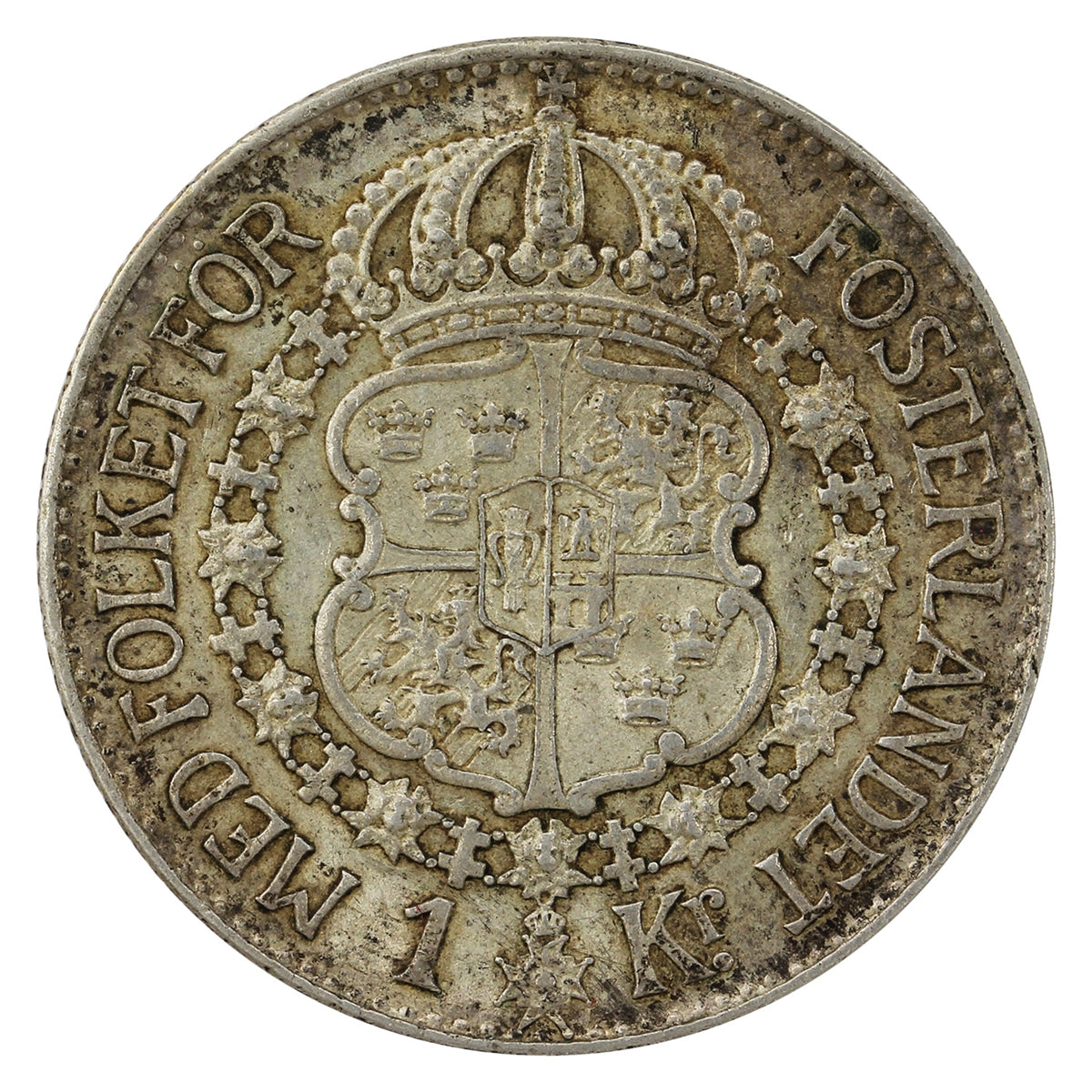Sweden 1937G Krona Almost Uncirculated (AU50)