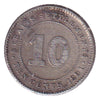 Straits Settlements 1891 10 Cents VF-EF (VF30) $