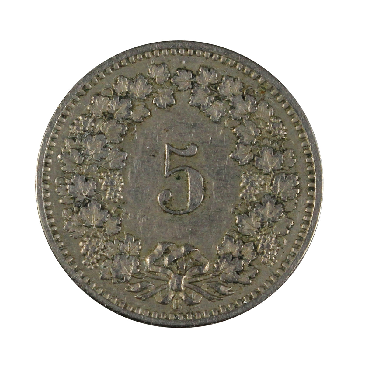 Switzerland 1883B 5 Rappen Extra Fine (EF40)