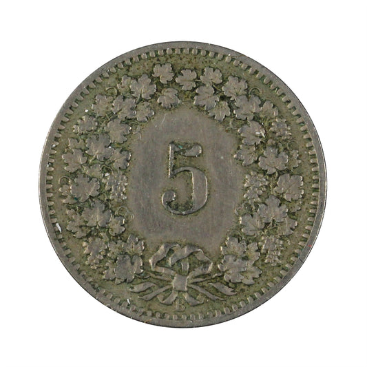 Switzerland 1883B 5 Rappen Very Fine (VF20)