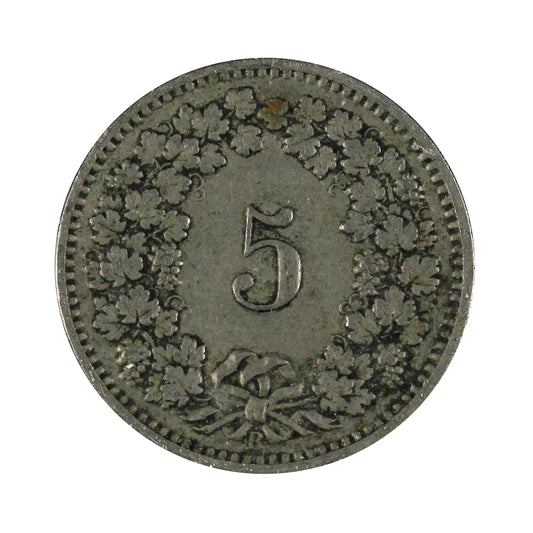Switzerland 1898B 5 Rappen Extra Fine (EF40)