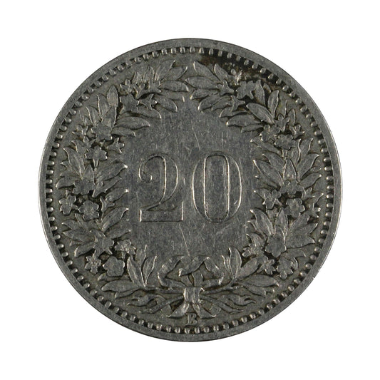Switzerland 1900B 20 Rappen Extra Fine (EF40)