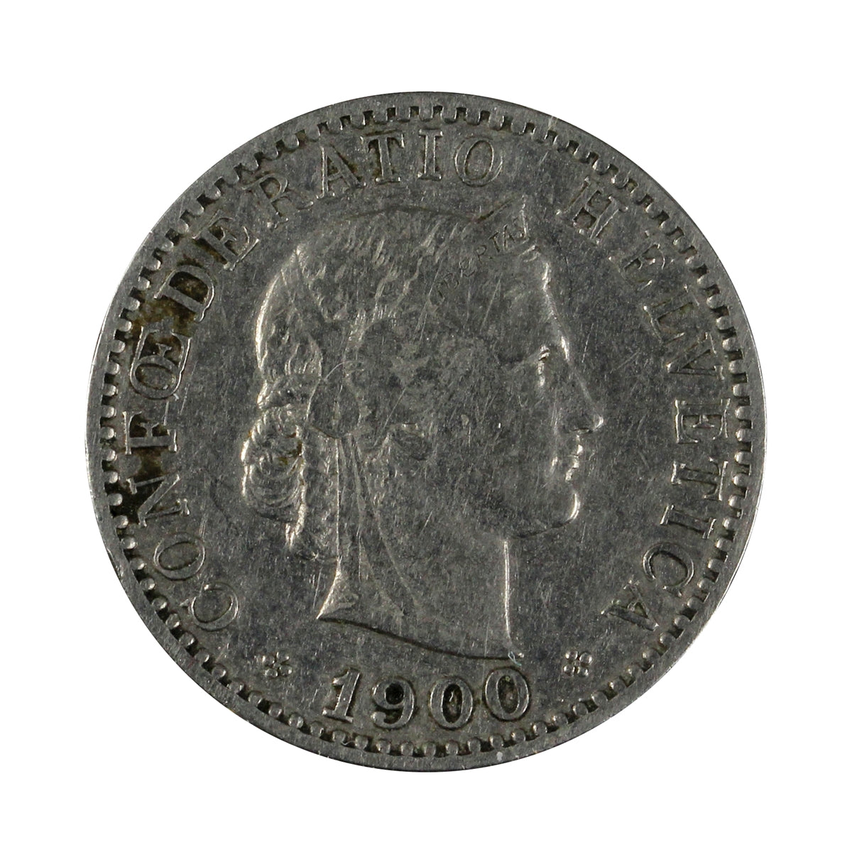 Switzerland 1900B 20 Rappen Extra Fine (EF40)