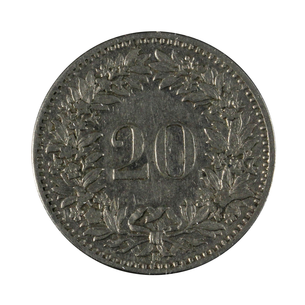 Switzerland 1906B 20 Rappen Extra Fine (EF40)