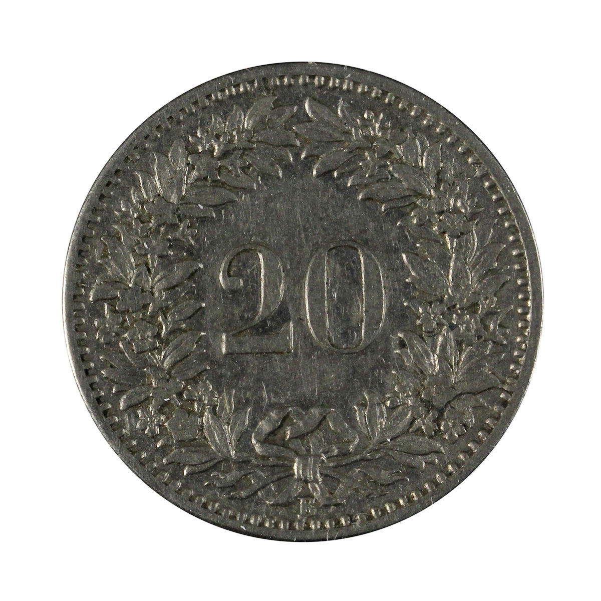 Switzerland 1906B 20 Rappen Extra Fine (EF40)