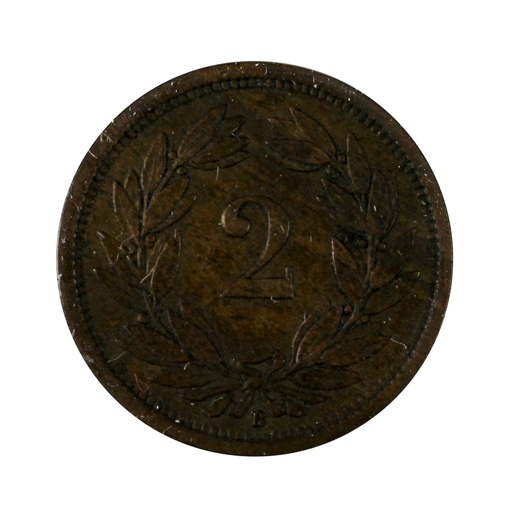 Switzerland 1919B 2 Rappen Extra Fine (EF40)