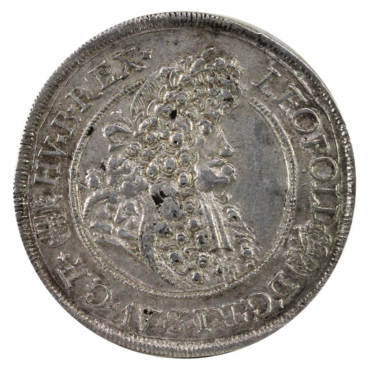 Austrian Empire 1693KB 1/2 Thaler AU-UNC (AU-55) $