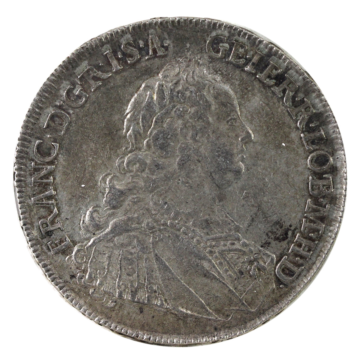 Austrian Empire 1762HA 1/2 Thaler Almost Uncirculated (AU-50) $