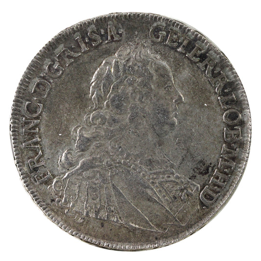 Austrian Empire 1762HA 1/2 Thaler Almost Uncirculated (AU-50) $