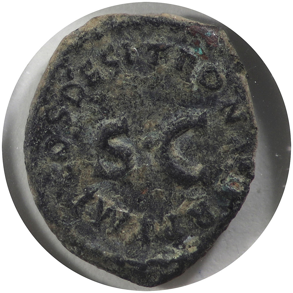 Ancient Rome 41-54AD Claudius Copper Quadrans Very Fine (VF20) $