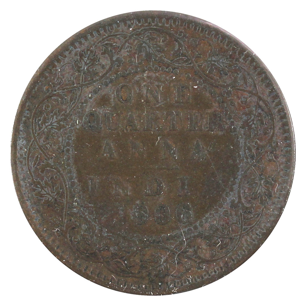 India 1906 1/4 Anna Extra Fine (EF40)