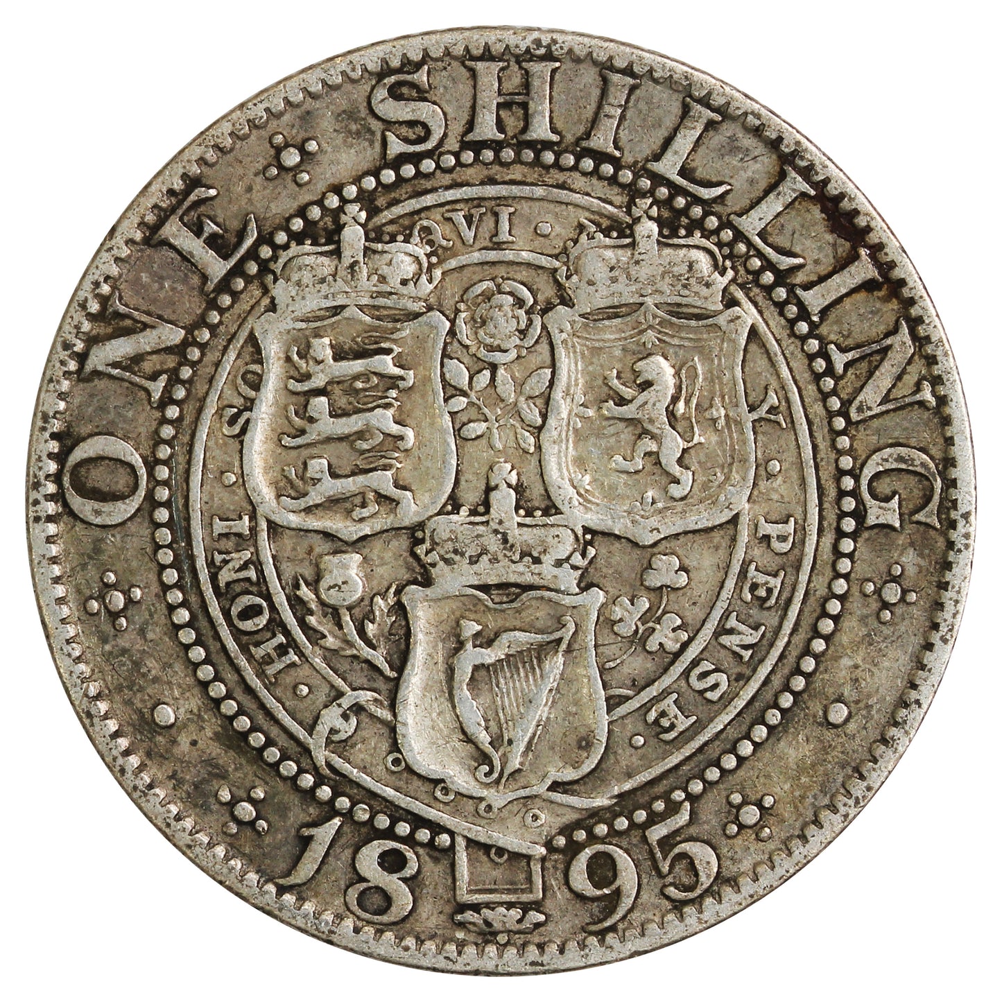 Great Britain 1895 Shilling Very Fine (VF20)
