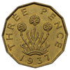 Great Britain 1937 12-Sided 3 Pence Uncirculated (MS60)