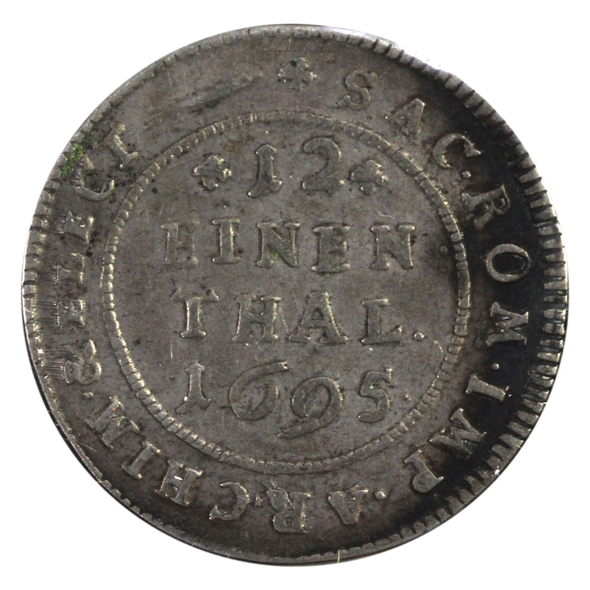 German States 1695EPH Saxony-Albertine 1/12 Thaler Extra Fine (EF-40) $