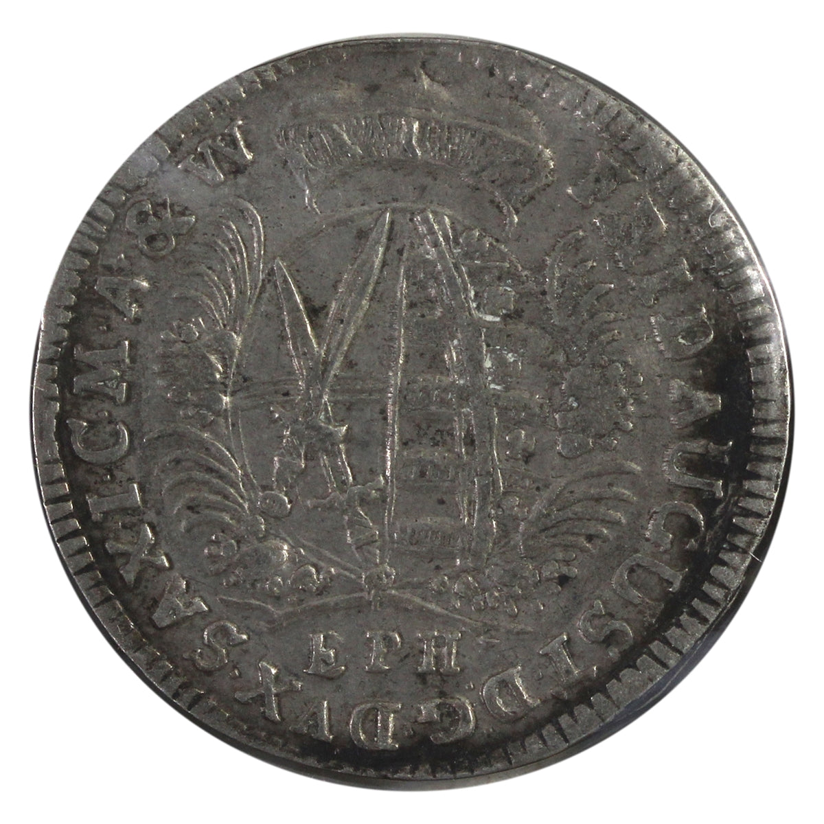 German States 1695EPH Saxony-Albertine 1/12 Thaler Extra Fine (EF-40) $