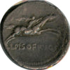 Ancient Roman Republic 90BC Apollo/L. Calpurnius Piso Silver Denarius Very Fine (VF20) $