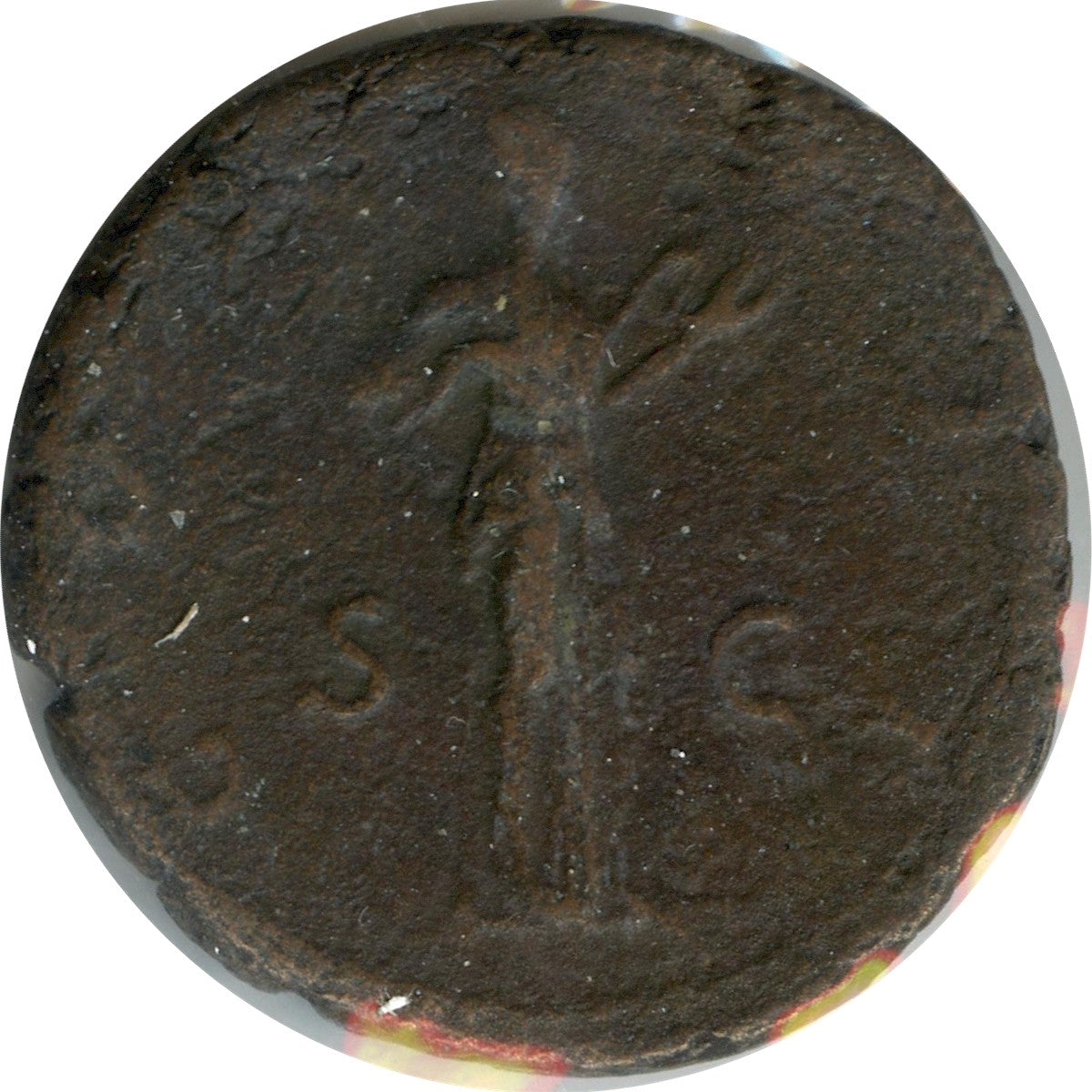 Ancient Rome 128AD Hadrian Copper As VF-EF (VF30) $