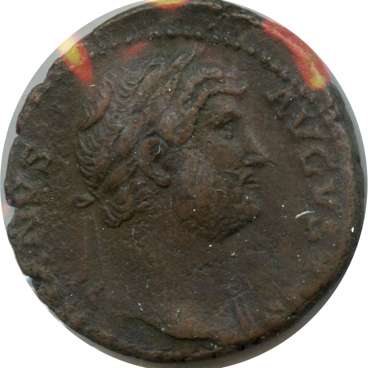 Ancient Rome 128AD Hadrian Copper As VF-EF (VF30) $